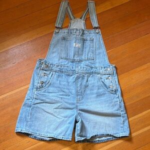 Levi's Two Horse Brand Light Blue Denim Workwear Overalls
